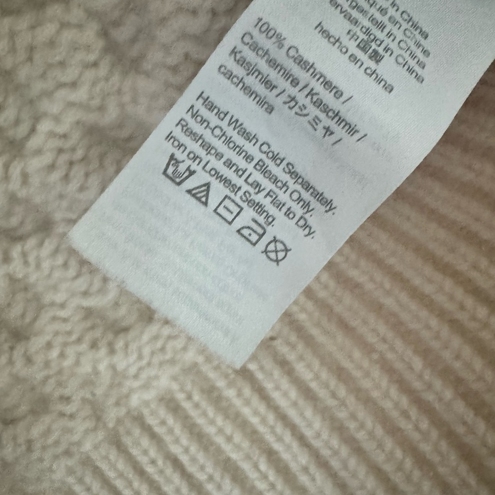 J. Crew Honeycomb Cashmere Rollneck Sweater - Picture 4 of 4